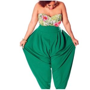 JIBRI green slouch pants